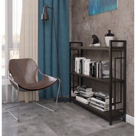 Стелаж Лонг 3 полиці Квадро Металл-Дизайн Loft