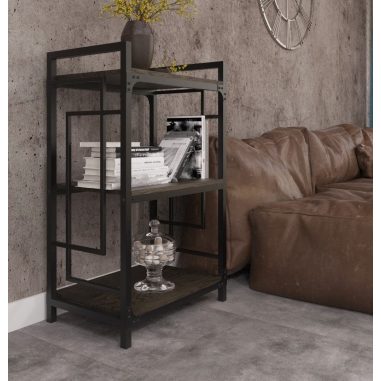 Стелаж 3 полки Квадро Метал-Дизайн Loft