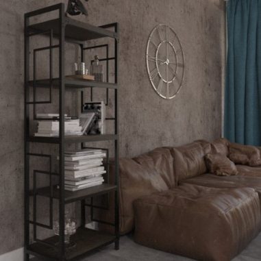 Стелаж 5 полиць Квадро Металл-Дизайн Loft