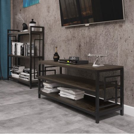Тумба ТВ Квадро Металл-Дизайн Loft