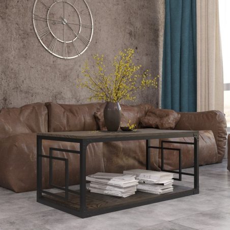 Стол журнальный Квадро Металл-Дизайн Loft