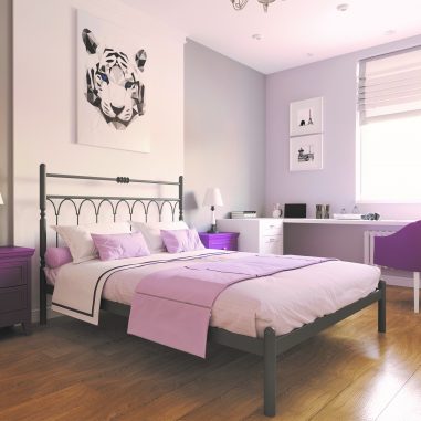 Металеве ліжко Тіффані