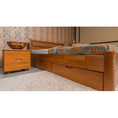 Кровать Марго (Margo)  с ящиками Олимп натуральное дерево