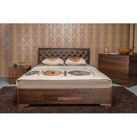 Кровать Милена Premium Олимп натуральное дерево
