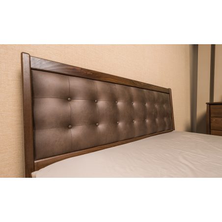 Кровать Сити Премиум без изножья Олимп изголовье эко-кожа