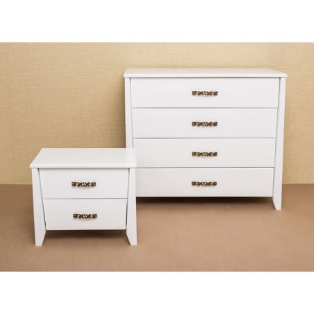 Тумба прикроватная Сити Олимп натуральное дерево