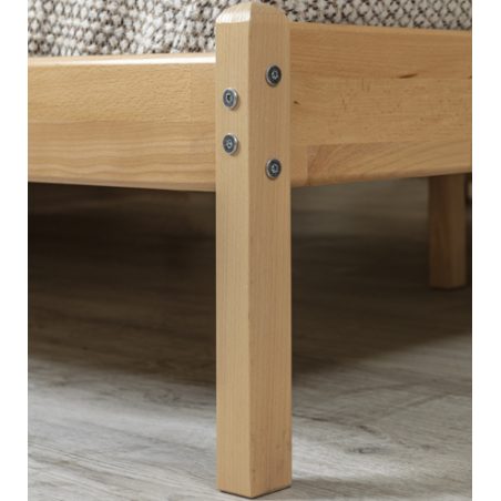 Лика кровать без изножья с мягкой спинкой Олимп ножки