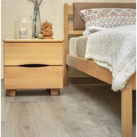 Лика кровать без изножья с мягкой спинкой Олимп изголовье эко-кожа.