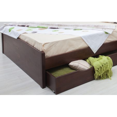 Лика Люкс (Lika Lux) кровать с ящиками Олимп натуральное дерево