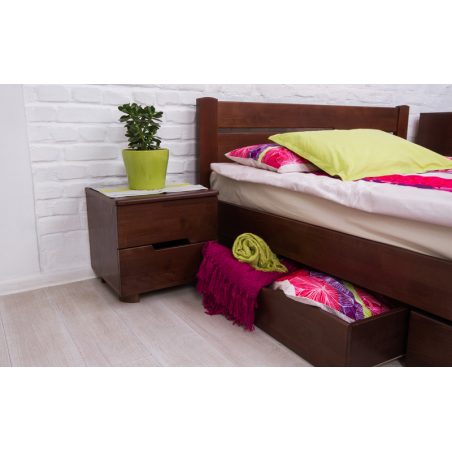 Айрис (Airis) кровать с ящиками Олимп натуральное дерево