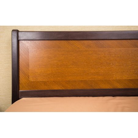 Сіті ліжко з інтарсією Олімп натуральне дерево