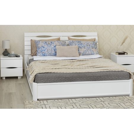 Маріта N (Marita N) ліжко Олімп в білому кольорі