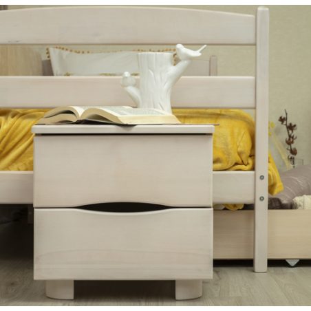 Марио (Mario) кровать с мягкой спинкой Олимп натуральное дерево