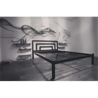 БРІО 1 (Brio 1) металеве ліжко МЕТАКАМ 2