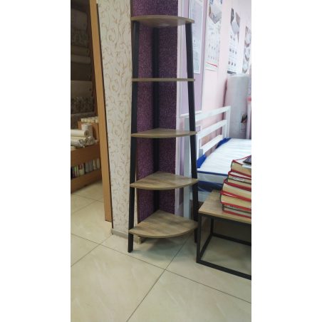 Кутовий стелаж 5 полиць Призма Металл-Дизайн Loft