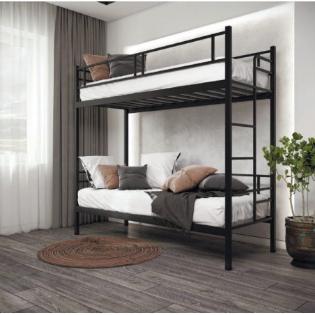 Дабл (Dabl) металеве ліжко двоярусне Металл-Дизайн