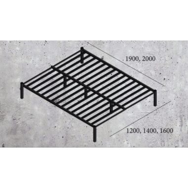 Дабл (Dabl) ламельна підстава Металл-Дизайн габарити